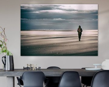 Hiken op het strand van Terschelling van Arjan Boer