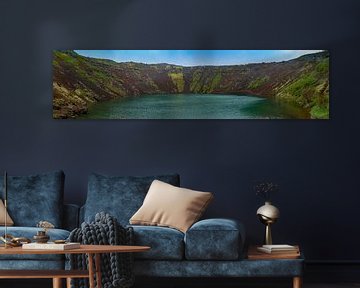 Kerid kratermeer in IJsland van Hans-Heinrich Runge
