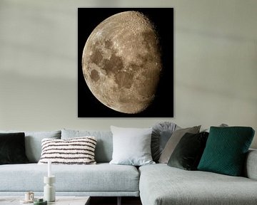 Mond - Mondphase - abnehmender Mond von Max Steinwald