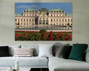 Belvedere Palace in Vienna, Austria by Peter Schickert