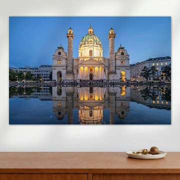 Die barocke Karlskirche in Wien