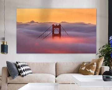 Golden Gate Bridge van Photo Wall Decoration