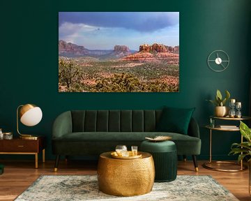 Red Rock landschap in Arizona, Verenigde Staten