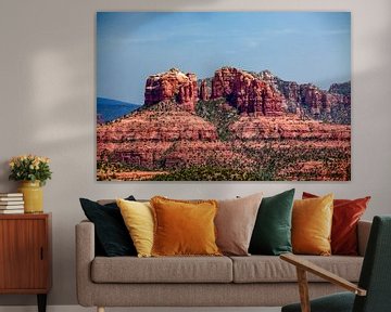 Rote Felsen in Sedona, Arizona, USA von WorldWidePhotoWeb