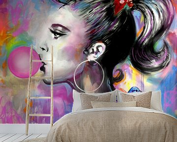 BUBBLE GIRL by LOUI JOVER