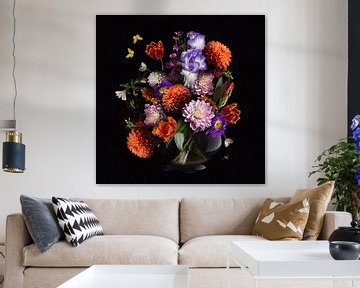 Royal Dutch Flower Still Life by Fine Art Flower - Artist Sander van Laar