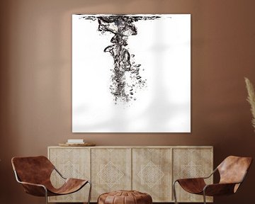 L'air s'envole dans l'eau