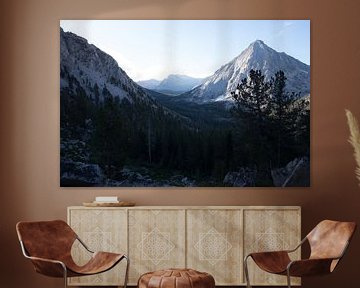 Blick auf die Sierra Nevada auf dem John Muir Trail von Moniek Kuipers