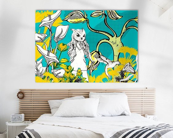 Example of the artwork in a room