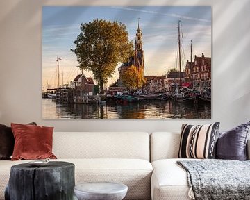 Paysage urbain de Hoorn (couleur) sur Rob Boon