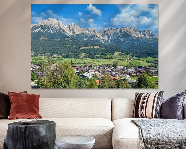 Vue du Wilder Kaiser dans le Kaisergebirge