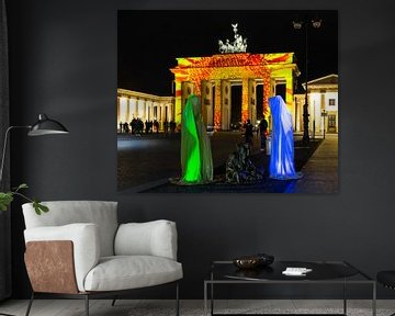 The Brandenburg Gate Berlin in a special light by Frank Herrmann