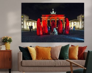 Brandenburg Gate Berlin in a special light by Frank Herrmann