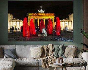 De Brandenburger Tor Berlin in een bijzonder licht van Frank Herrmann