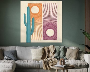 Kaktus-Sonne von Klaudia Kogut