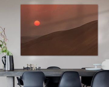 Zonsondergang in de woestijn van Anita Loos