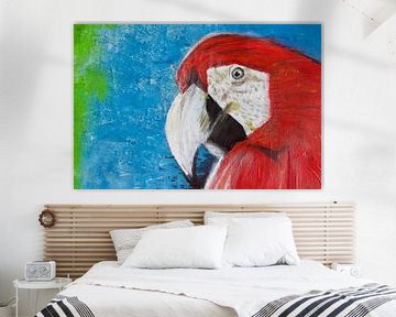 Twee papegaaien 1 van Susanne A. Pasquay