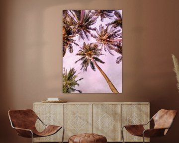 PASTEL PALM TREES no5A by Pia Schneider