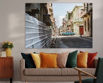 Vintage vintage vintage car in the streets of old Havana, Cuba by Art Shop West