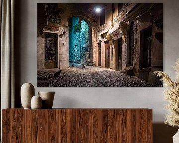 Night alley in Malcesine by Jürgen Schmittdiel Photography
