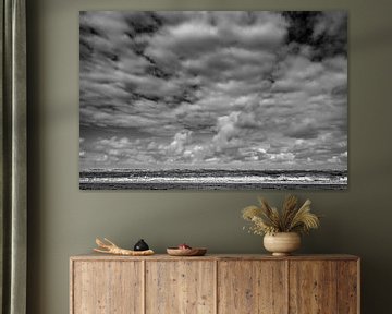 Wolken über der Nordsee von Linsey Aandewiel-Marijnen