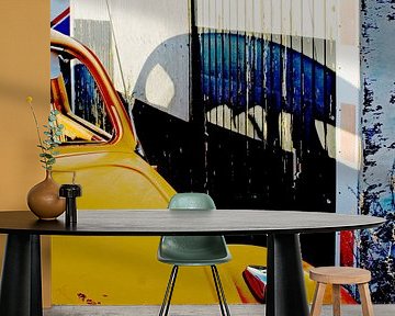 Volkswagen Kever op de sloop Car Dump