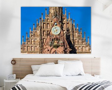 Church of Our Lady on the Main Market Square in Nuremberg by Werner Dieterich