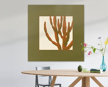 cactus (euphorbia ammak) boom van Klaudia Kogut