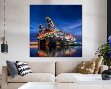 Sleipnir - grootste kraanschip ter wereld van Keesnan Dogger Fotografie