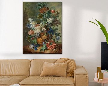 Stilleven met bloemen, Jan van Huysum