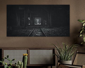 Zeche Zollverein  Landschaftspark. Stalker Prypjat in the dark zone von Jakob Baranowski - Photography - Video - Photoshop