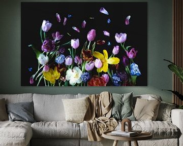 Portrait de fleurs Art mural (Grove Spring) sur Ineke VJ