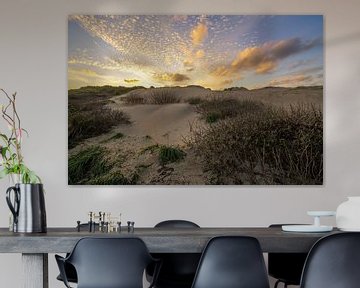 Dune in birch heath by Dirk van Egmond