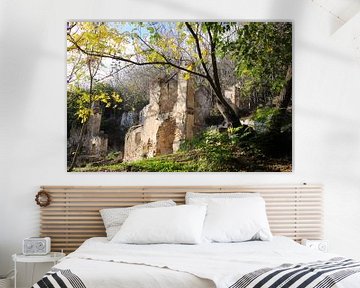 Ruins in Fuentes de Cesna Spain by Jan Katuin