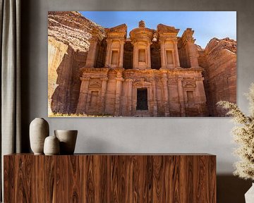 The Monastery in Petra (Jordanië) van Jessica Lokker