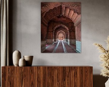 View through the red mosque in Delhi by Affect Fotografie