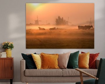 De polder in alle vroegte. van Cora Stout