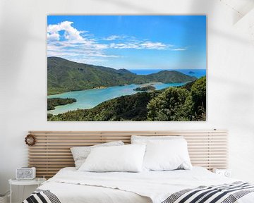 Marlborough Sounds from New Zealand by Lizette Schuurman