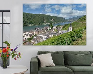 Weinort Assmannshausen am Rhein,Deutschland von Peter Eckert