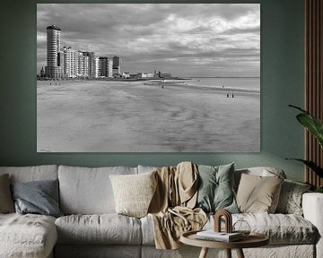 Vlissingen strand van MSP Canvas