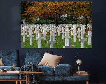 Margraten Amerikaanse begraafplaats "eeuwige rust". van Onno Alblas