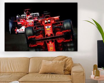 Vettel - Schumacher - Schumacher - Vettel van DeVerviers