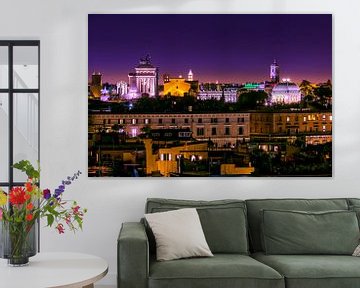 Evening view of Rome