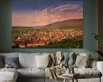 View of Riquewihr (Colmar), Alsace France