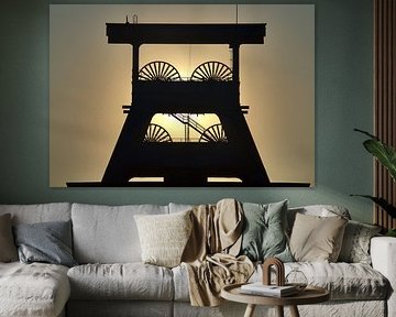 Graphic of the winding tower