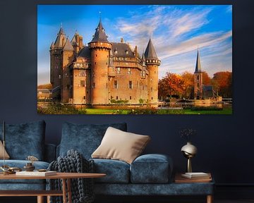 Kasteel de Haar in Haarzuilens van Digital Art Nederland