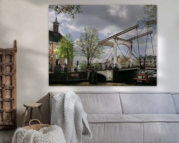 Nostalgie-Brücke in Amsterdam von ina kleiman