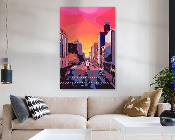Rue de New York - POP ART STYLE - photographie de rue sur The Art Kroep