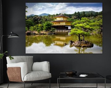 Het gouden paviljoen in Kyoto, Japan van Jeffrey Schaefer