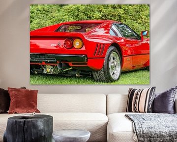 Ferrari 288 GTO jaren '80 sportwagen achteraanzicht van Sjoerd van der Wal Fotografie